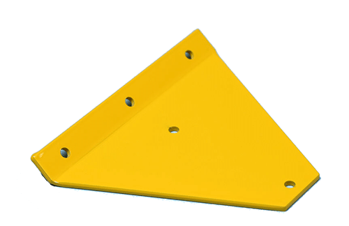 Trapezplatte Gelb Gekroepft 8165